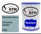 Preview: Mercedes-Benz, Silverblue Metallic, 5386: 500ml Lackdose, von ATW Autoteile West.